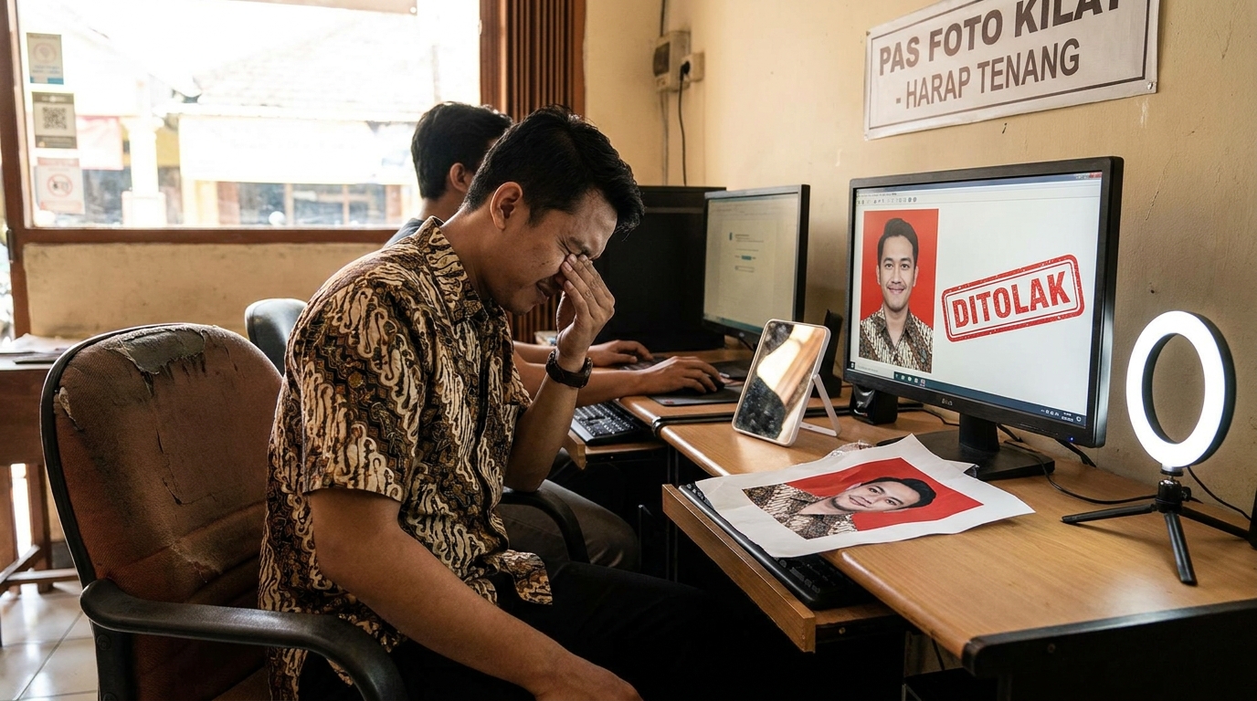 Dibalik Lensa Biometrik: Mengapa Pas Foto Ekspresi Tidak Netral Sering Ditolak di 2026