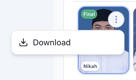 Hasil foto buku nikah siap cetak