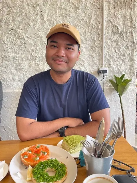 Selfie sebelum dirapikan