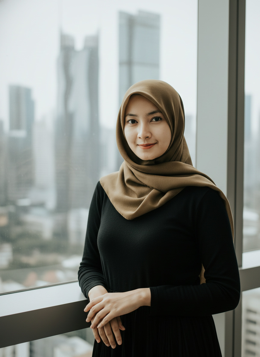 Hasil headshot profesional